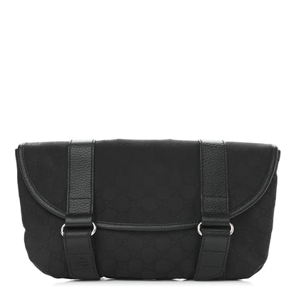 Gucci Monogram Waist Belt Bag Black 1 of 9