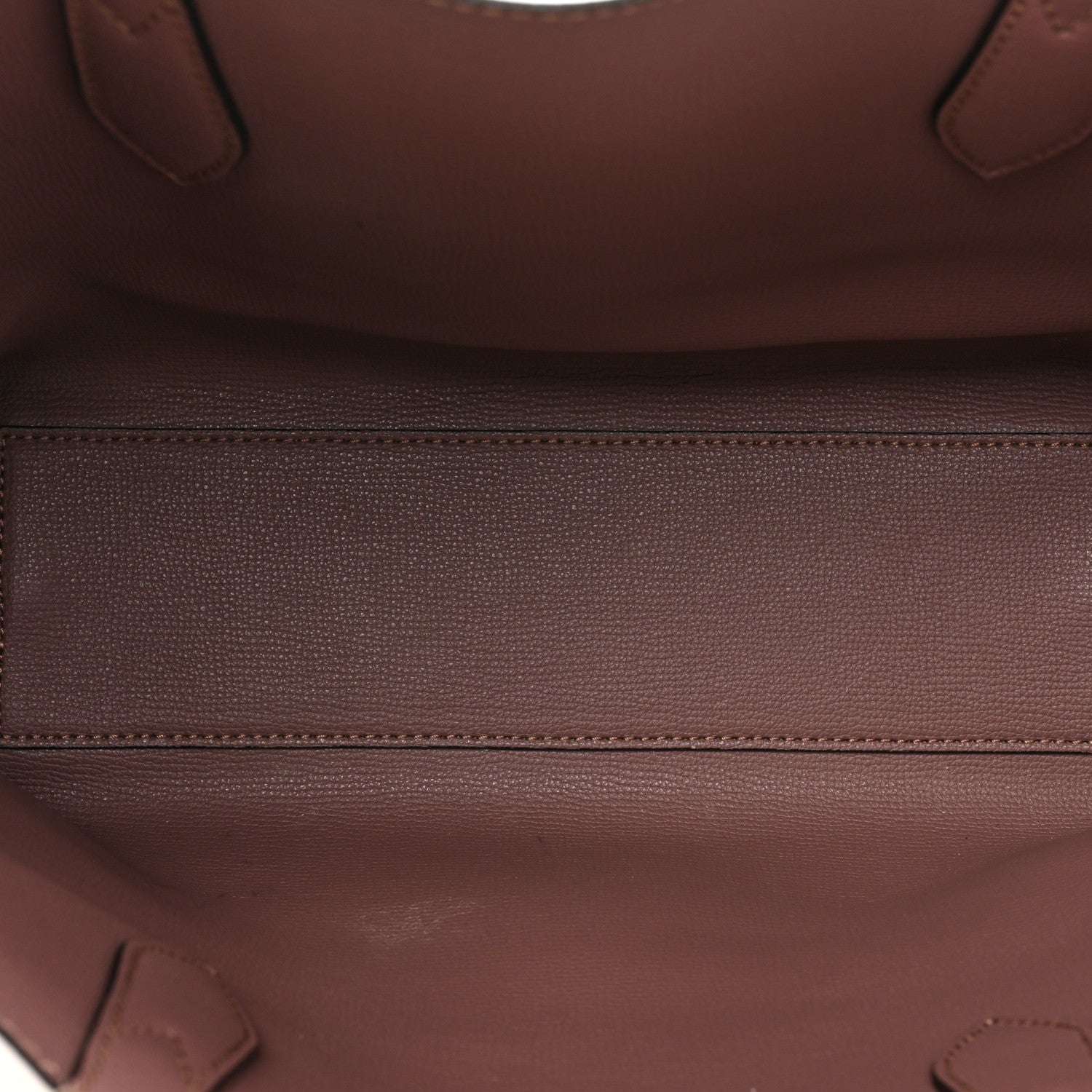 Burberry Grainy Calfskin Haymarket Check Medium Reversible Tote Light Elderberry 5 of 18