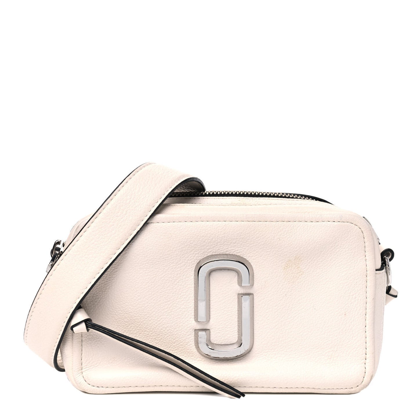 Supple Natural Grain Calfskin The Softshot 21 Bag Cream