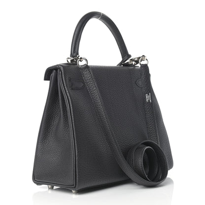 Hermes Togo Kelly Retourne 25 Black 3 of 11