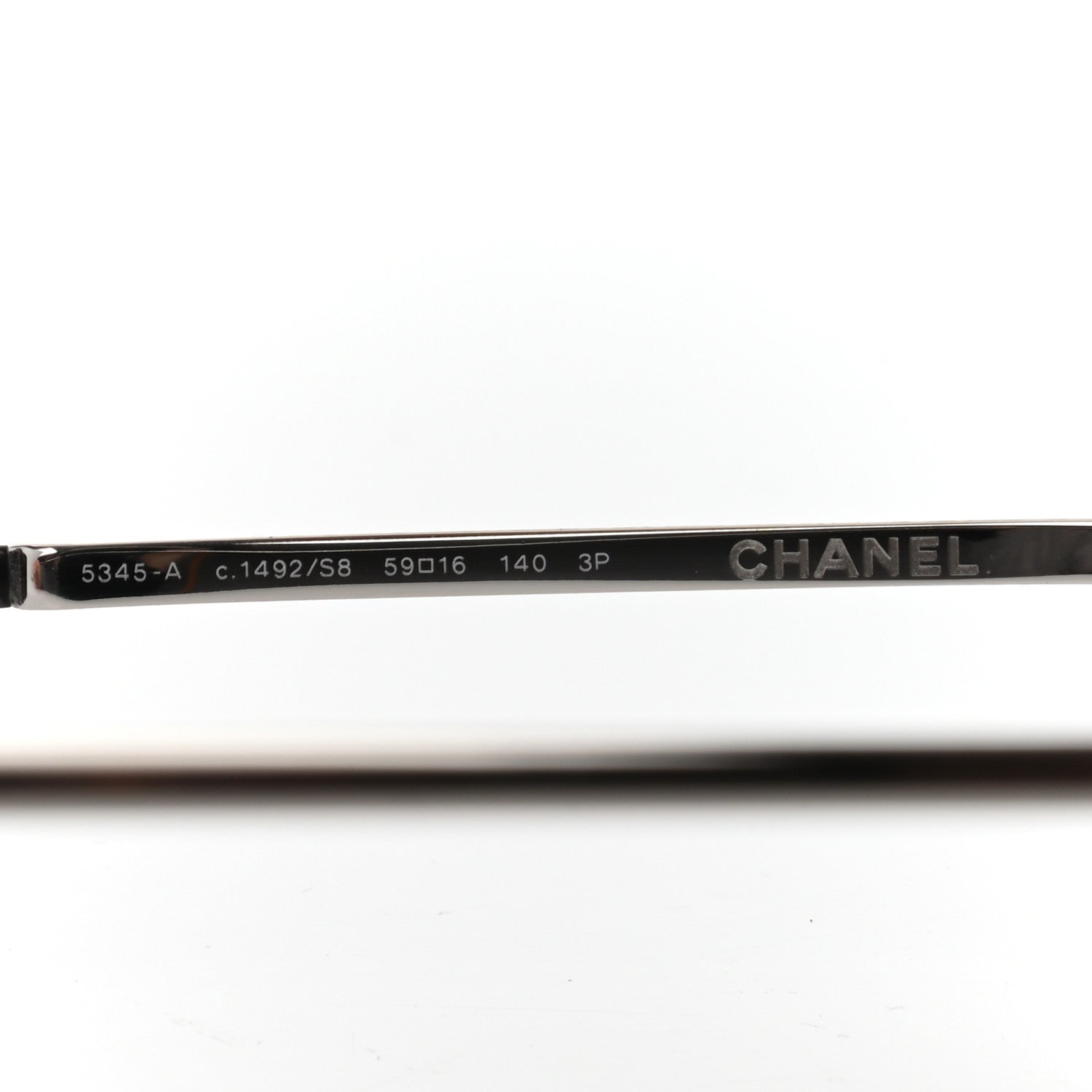 Chanel Acetate Polarized Oversized CC Sunglasses 5345-A Black Grey 5 of 8