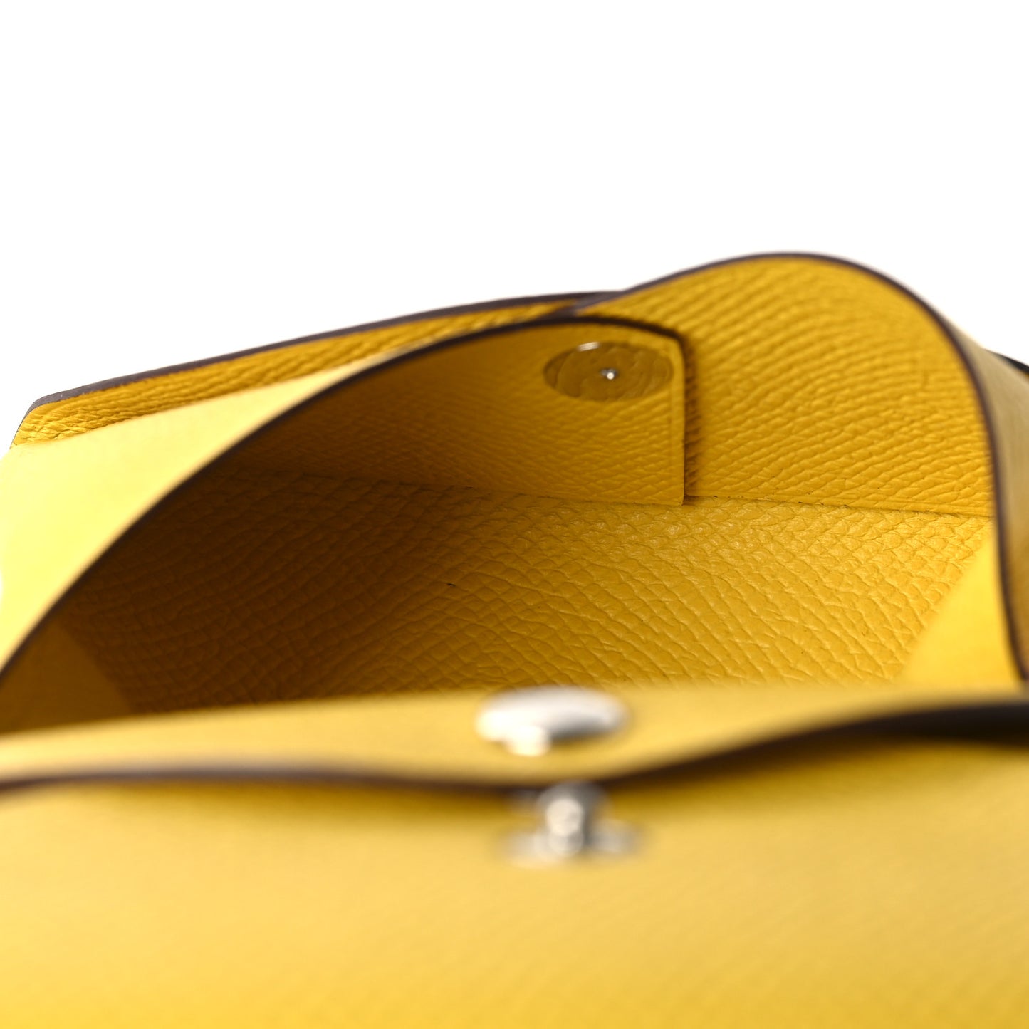 Epsom Calvi Duo Card Case Jaune De Naples