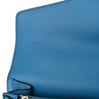 Gucci Suede Floral Embroidered Small Dionysus Shoulder Bag Blue 12 of 13