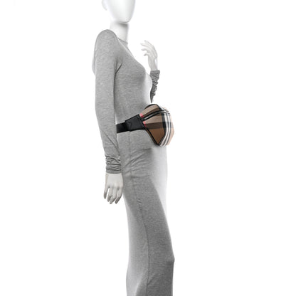 Burberry IP Check Sonny Bum Bag Taupe Brown 2 of 10
