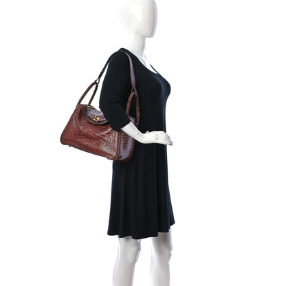 Hermes Matte Niloticus Crocodile Lindy 30 Miel 2 of 15