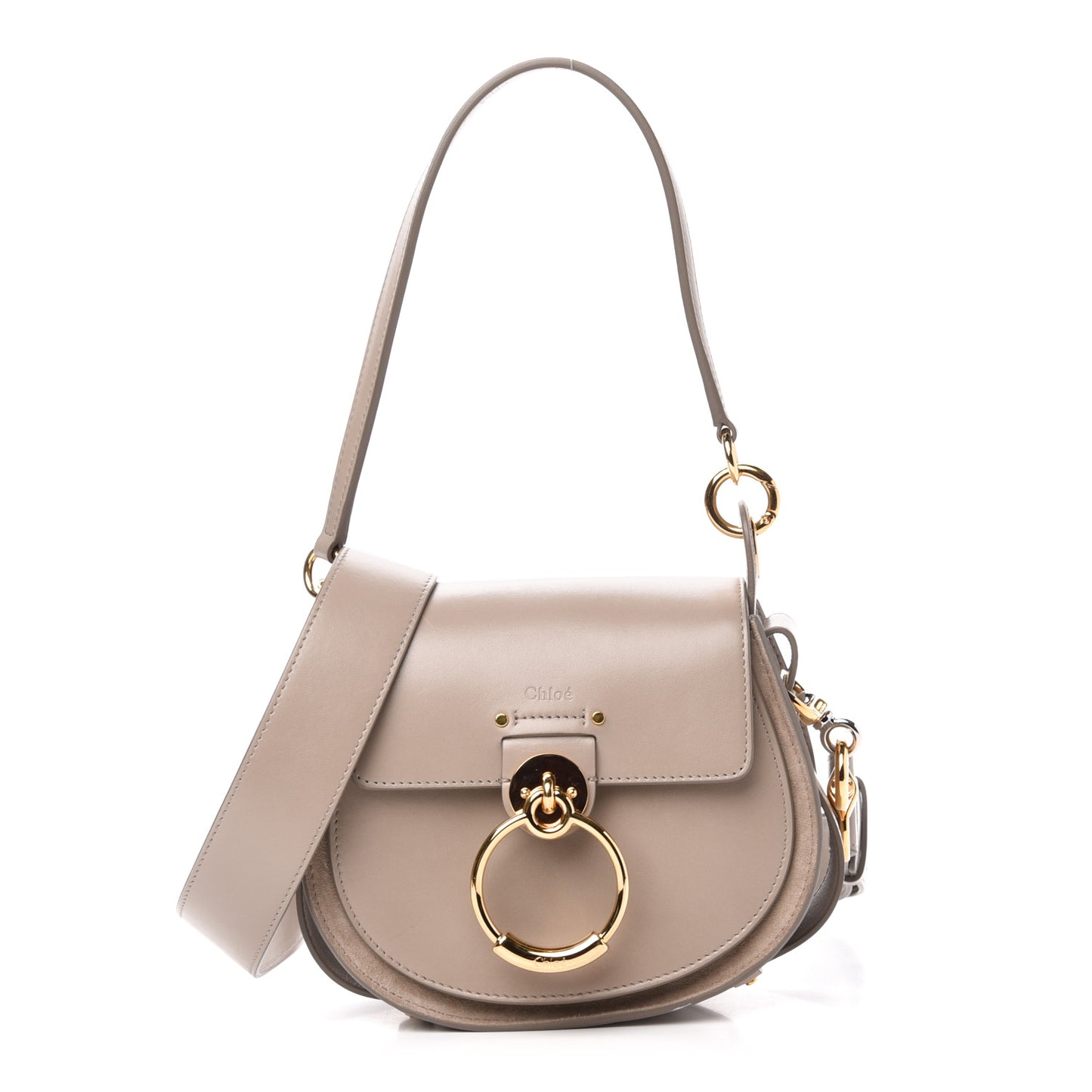 Calfskin Small Tess Bag Motty Grey