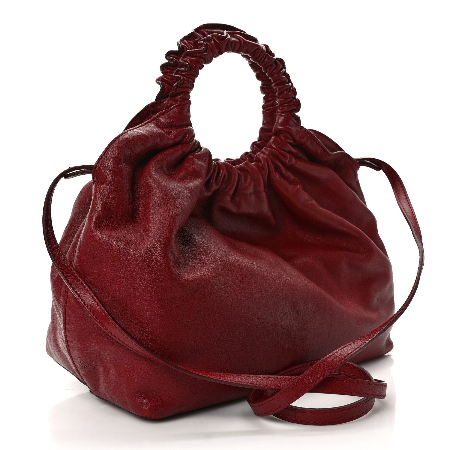 The Row Calfskin Double Circle Bag Red 3 of 10
