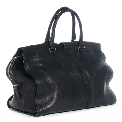 Saint Laurent Sheepskin Large Cabas ChYc Black 3 of 9