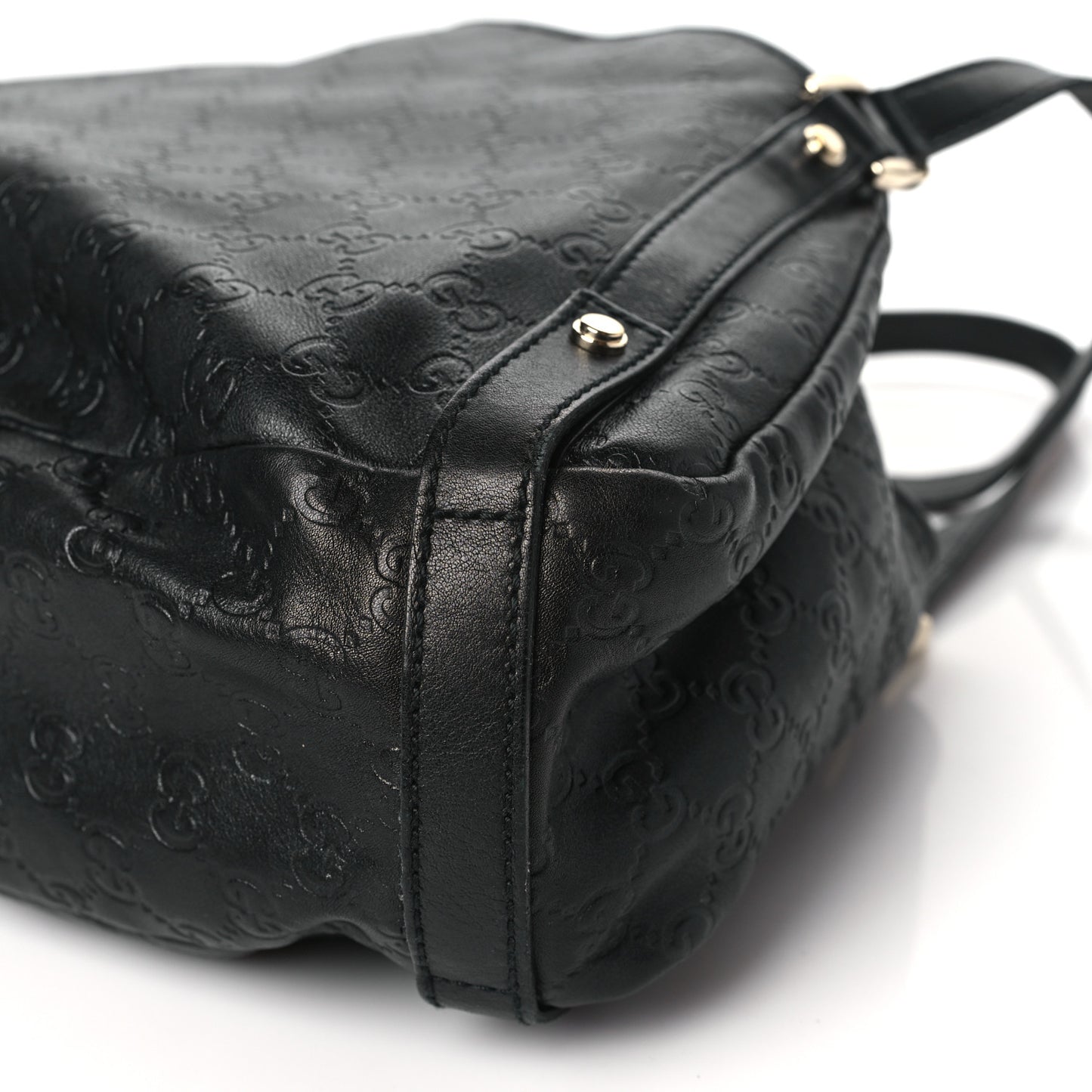 Guccissima Medium Abbey Shoulder Bag Black