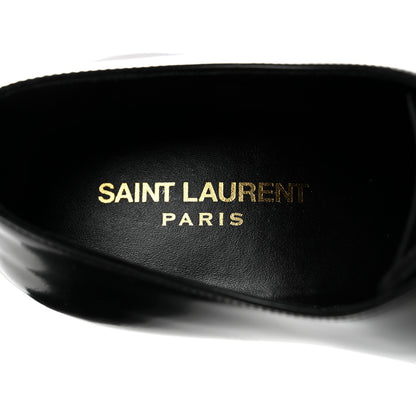 Saint Laurent Patent Calfskin Montaigne 25 Uniform 39.5 Black 7 of 9
