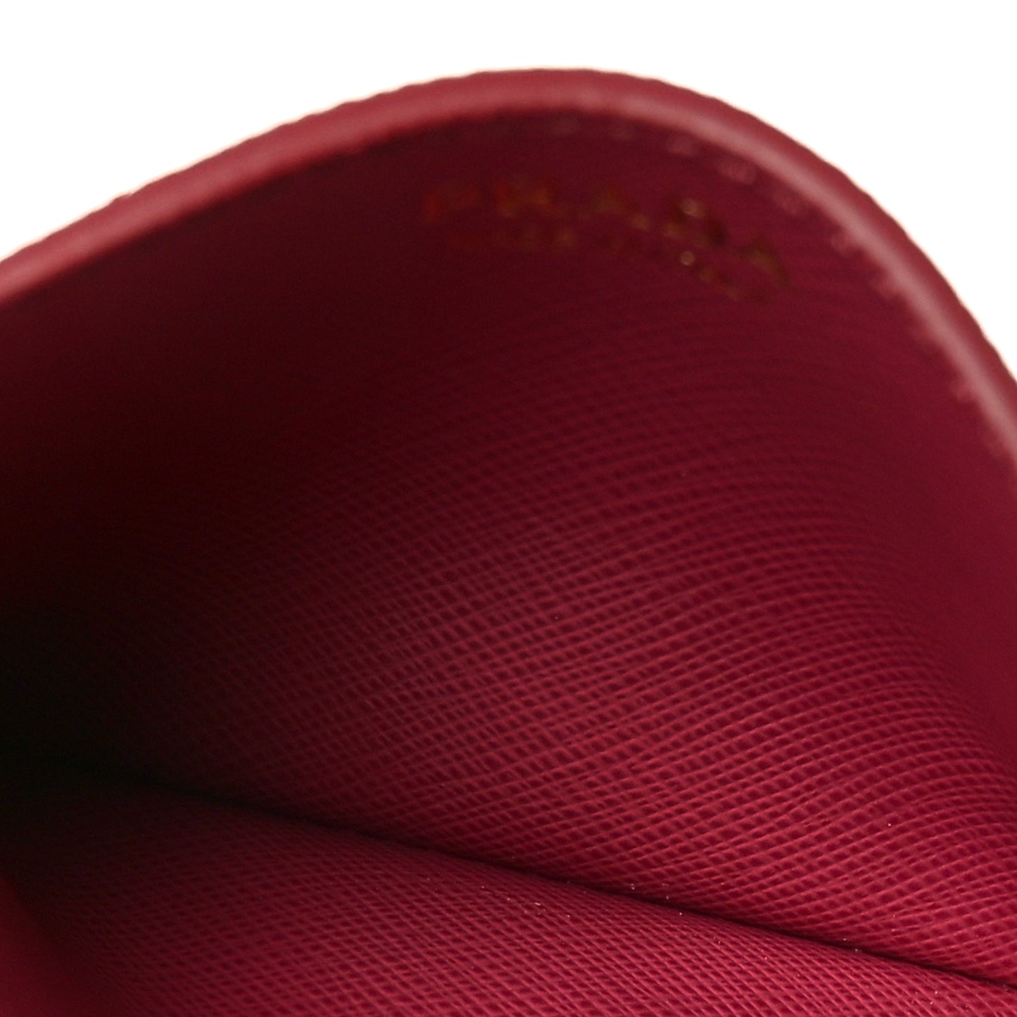 Saffiano Triangle Card Holder Bruyere