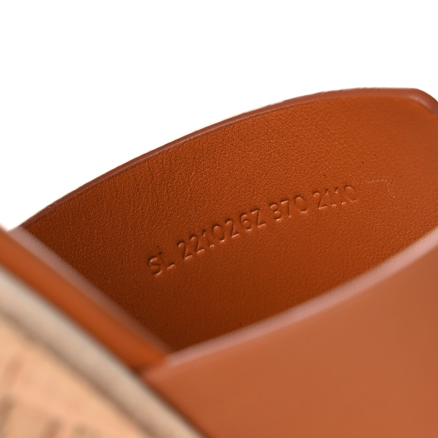 Hermes Calfskin Cork Eze 30 Sandals 37 Marron Glaise 8 of 9