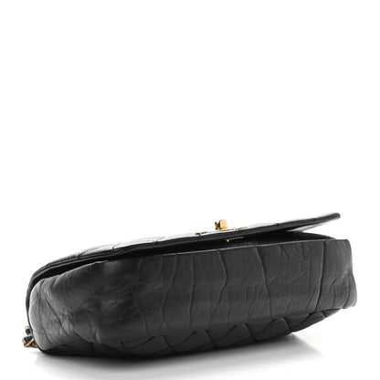 Chanel Aged Calfskin Quilted Small Pondichery Flap Black 4 of 9