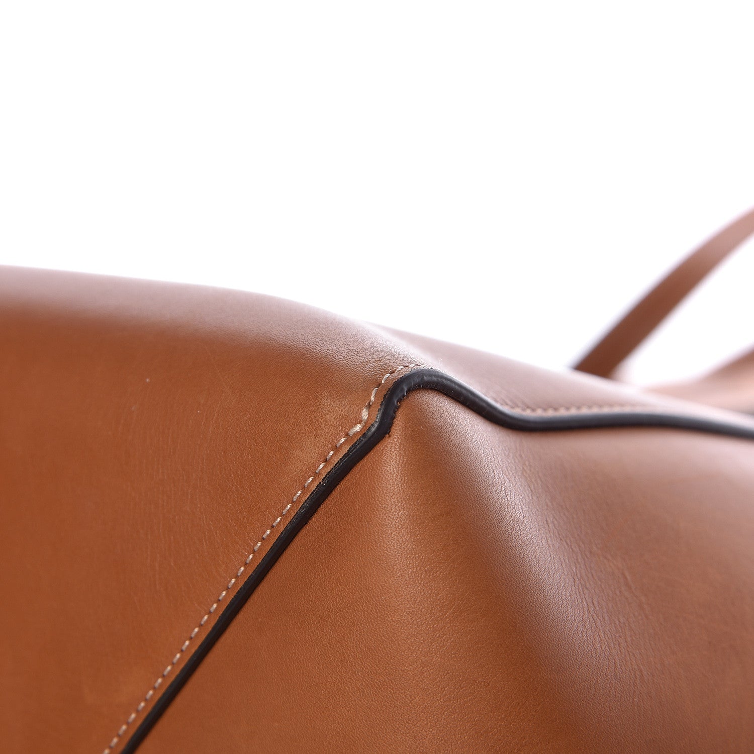 Celine Smooth Calfskin Medium Belt Cabas Phantom Brown 15 of 17