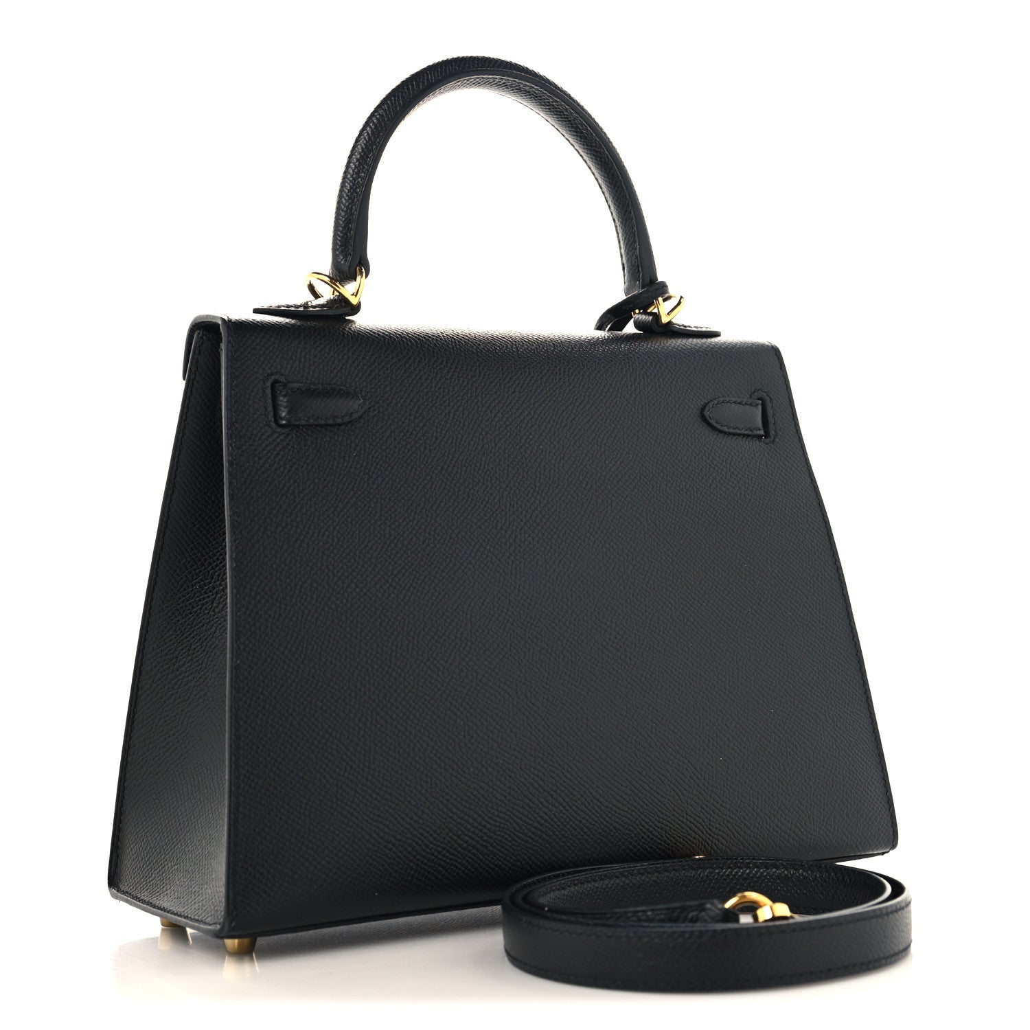 Hermes Epsom Kelly Sellier 25 Black 3 of 10