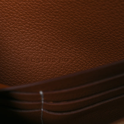 Hermes Evercolor Constance Wallet To Go Gold 7 of 12