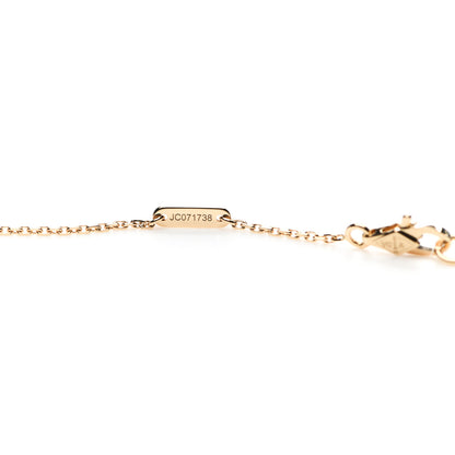 Van Cleef & Arpels 18K Yellow Gold Mother of Pearl Sweet Alhambra Butterfly Pendant Necklace 5 of 6