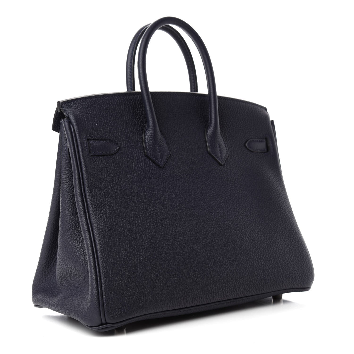 Hermes Togo Swift Officier Birkin 25 Bleu Nuit Vert Cypress 3 of 11