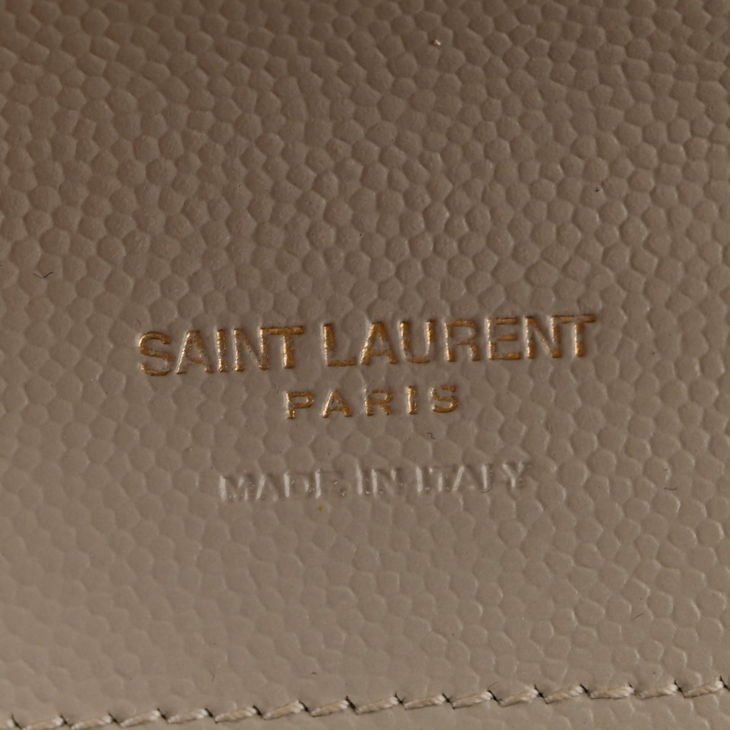 Grain De Poudre Matelasse Chevron Monogram Envelope Clutch Crema Soft