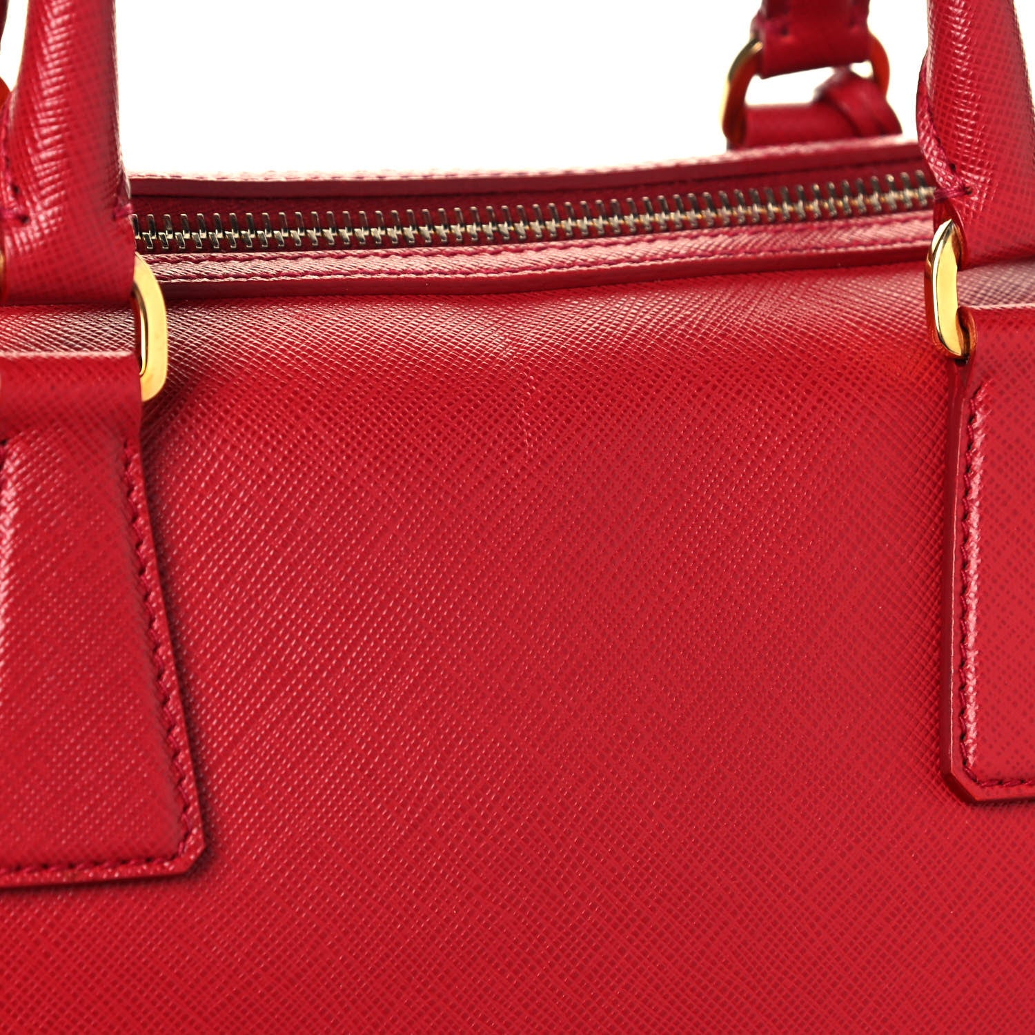 Prada Saffiano Lux Bowler Fuoco 13 of 18