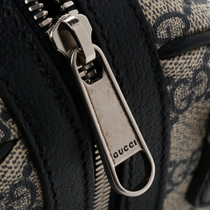 Gucci GG Supreme Monogram Web Medium Ophidia Top Handle Bag Beige Blue 12 of 12