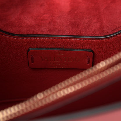 Valentino Garavani Buffalo Rockstud No Limit Top Handle Bag Red 6 of 12