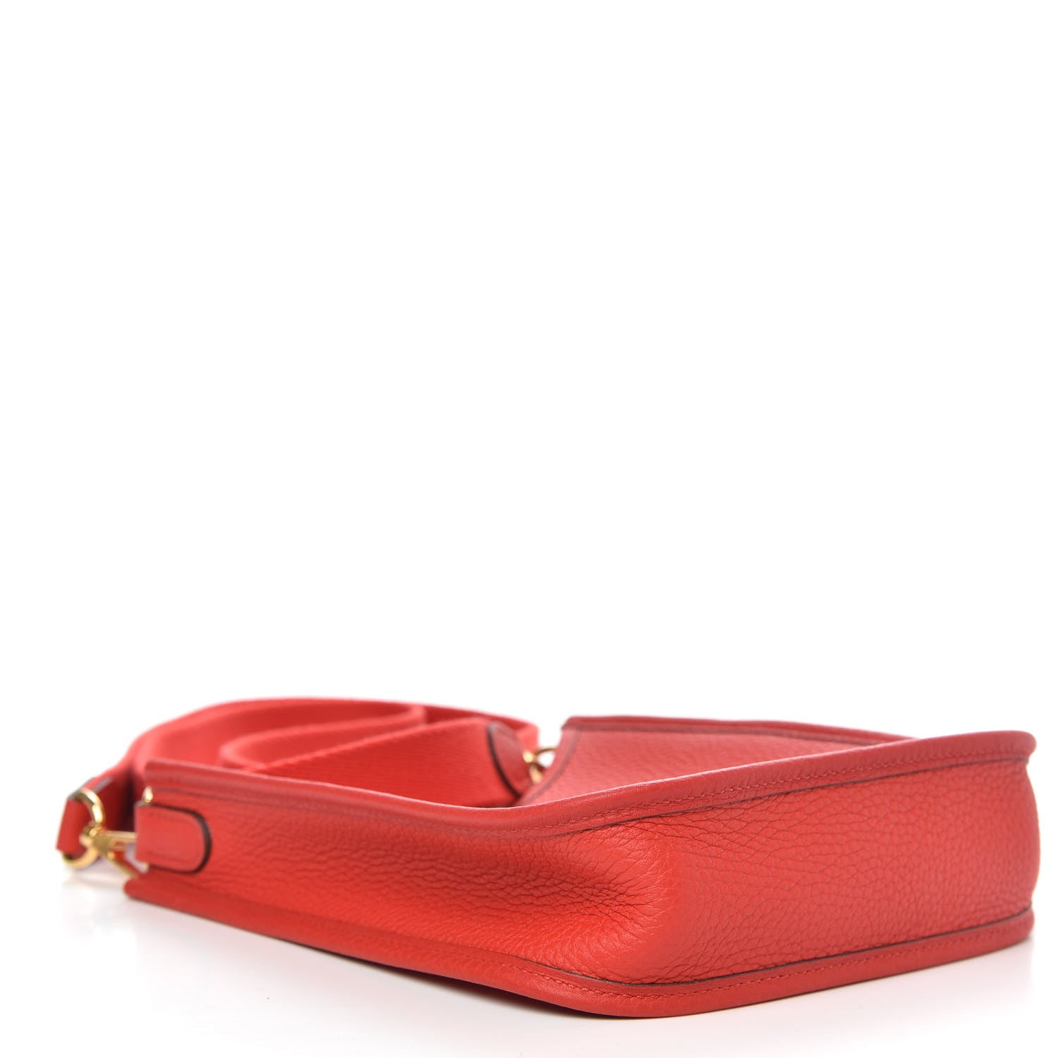 Hermes Taurillon Clemence Evelyne TPM Rouge De Coeur 4 of 10
