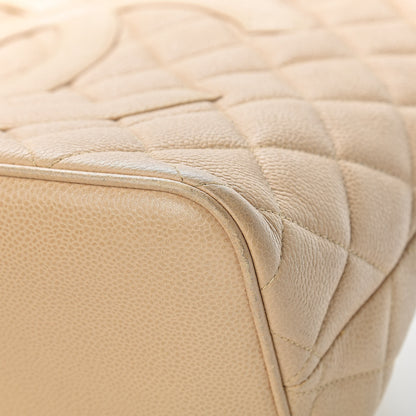 Chanel Caviar Quilted Medallion Tote Beige 11 of 18