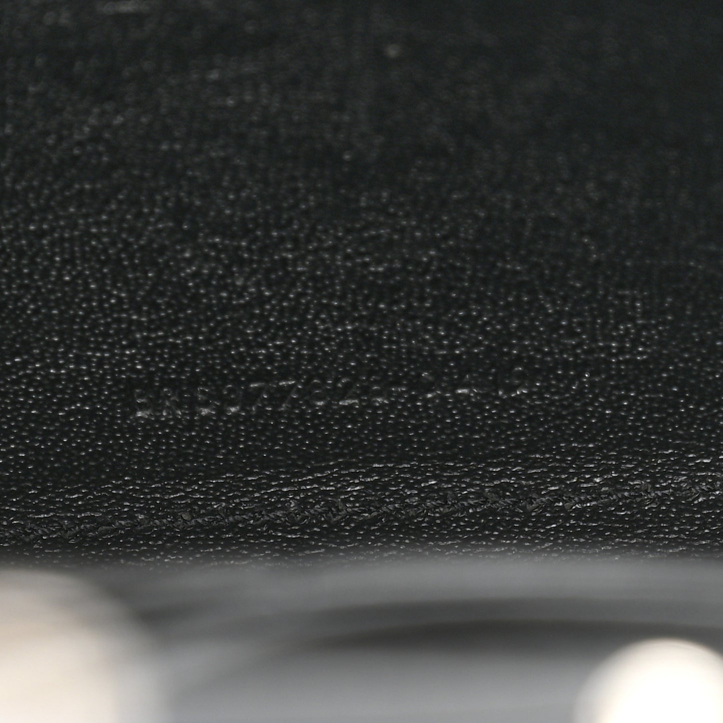 Patent Grain De Poudre Matelasse Chevron Monogram Chain Wallet Blue Majorelle