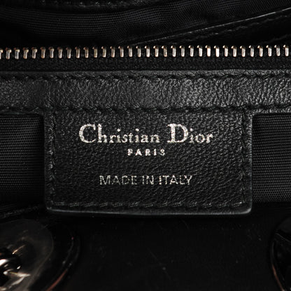 Christian Dior Lambskin Cannage Chri Chri Tote Black 6 of 7