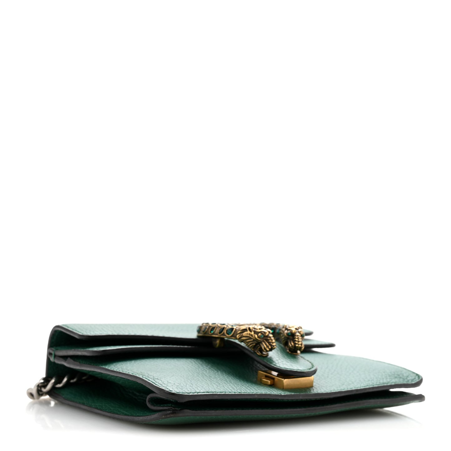 Calfskin Mini Dionysus Shoulder Bag Emerald