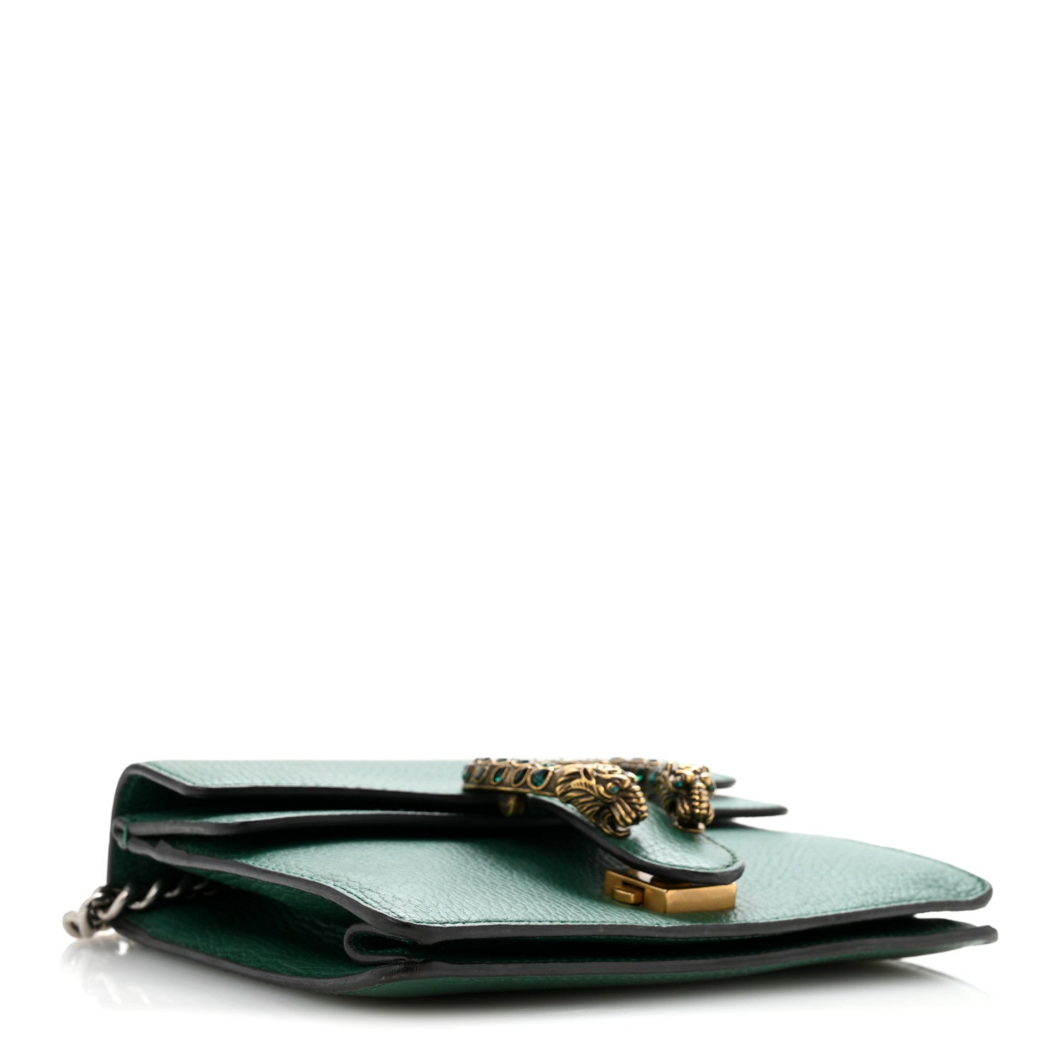 Gucci Calfskin Mini Dionysus Shoulder Bag Emerald 4 of 12