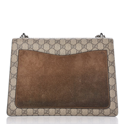 Gucci GG Supreme Monogram Medium Dionysus Shoulder Bag Taupe 15 of 15