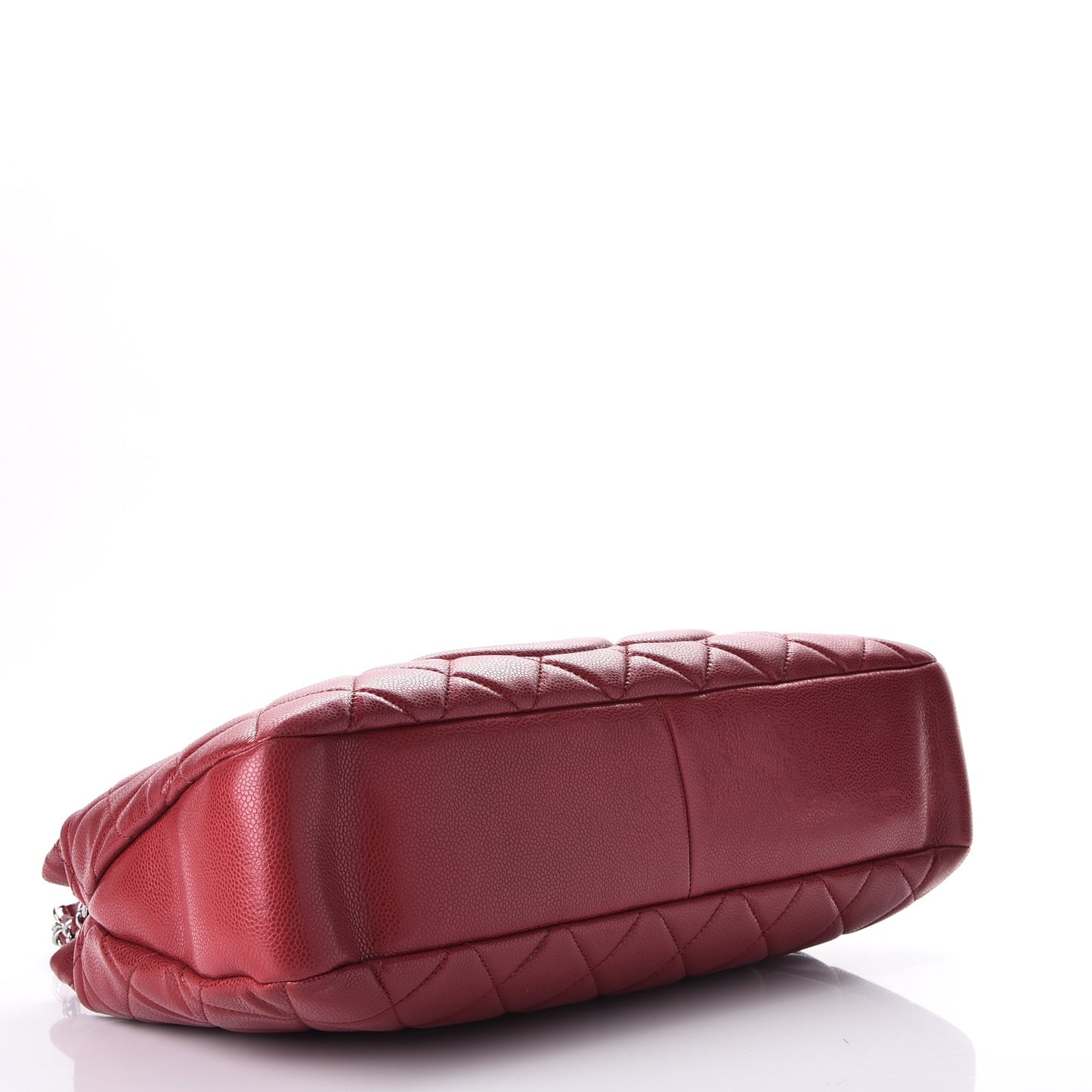Caviar Quilted Timeless CC Soft Tote Red