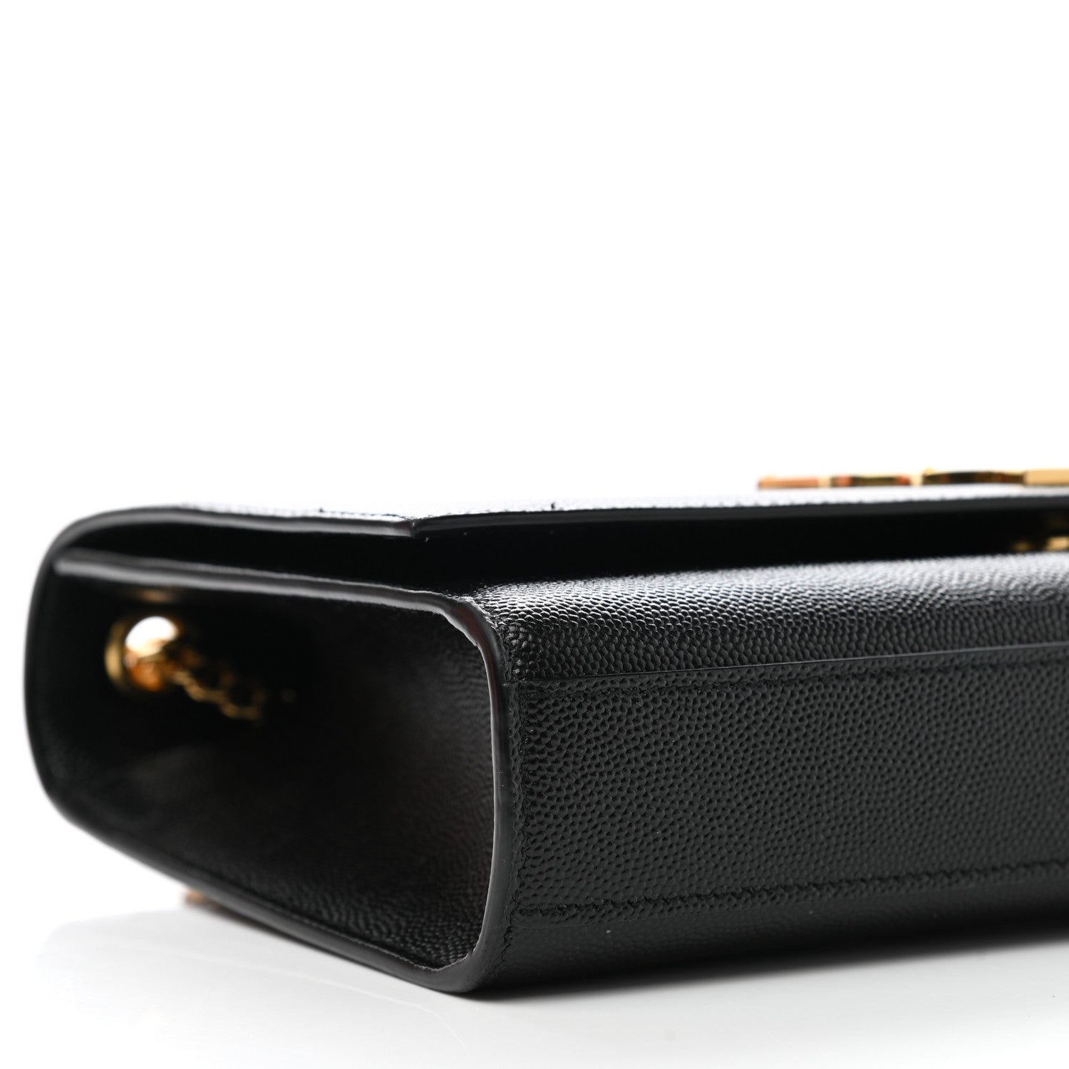 Saint Laurent Grain De Poudre Medium Classic Monogram Kate Satchel Black 9 of 11