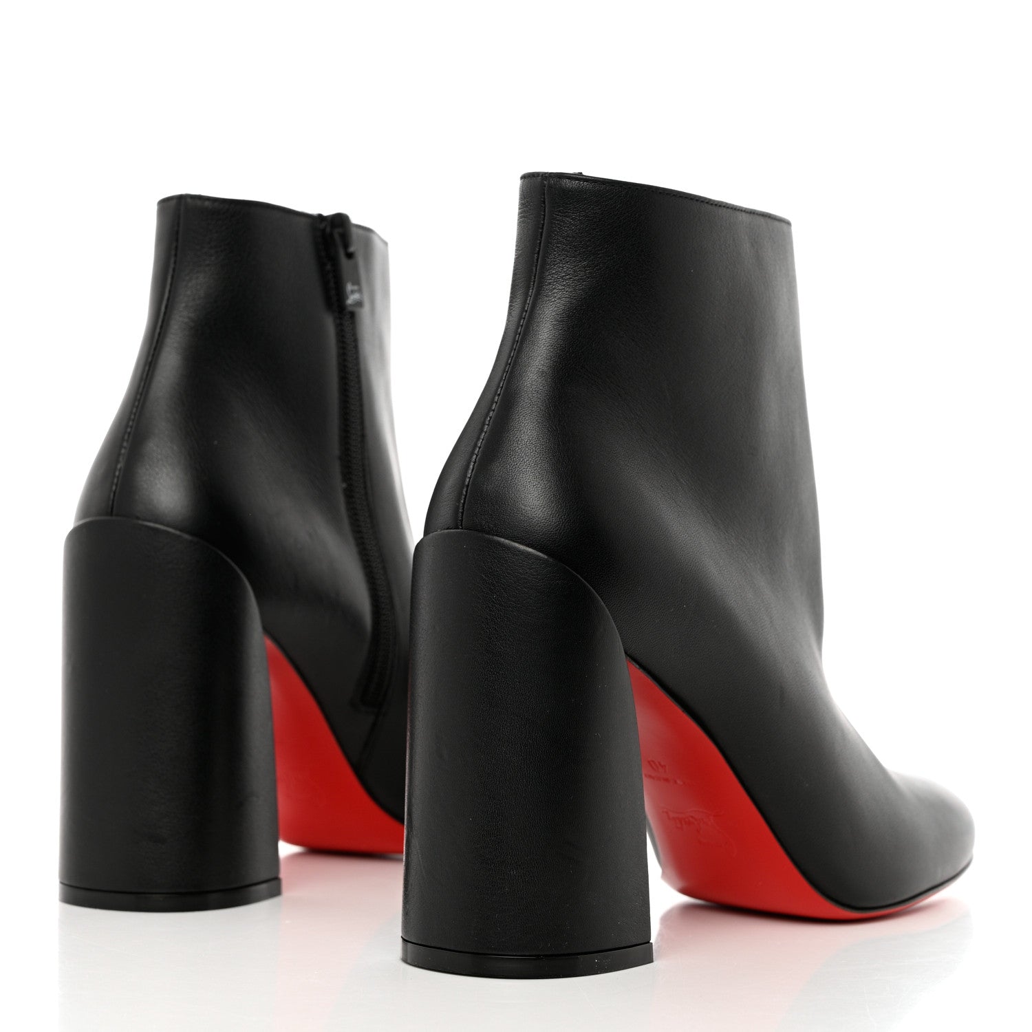 Christian Louboutin Calfskin Turela 85 Ankle Boots 40 Black 4 of 9
