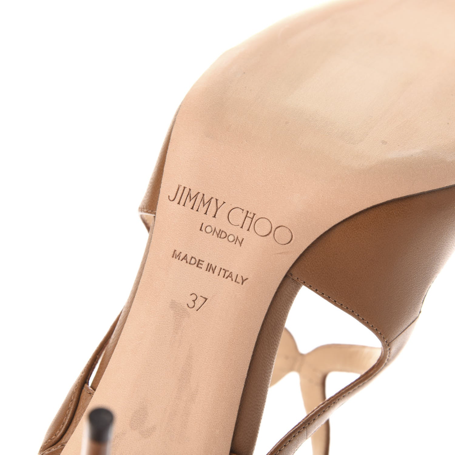 Jimmy Choo Nappa Leslie 85 Sandals 37 Canyon 7 of 10