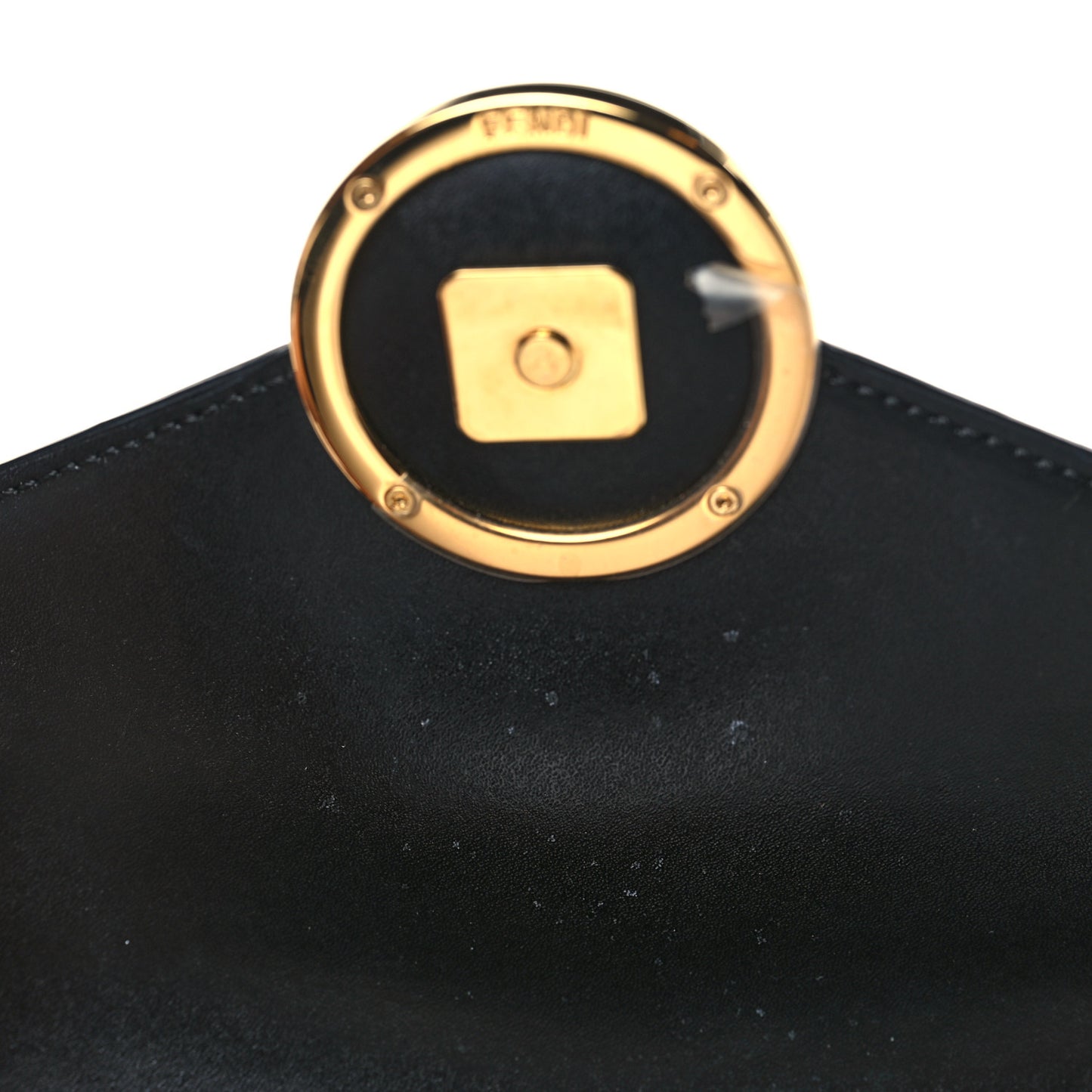 Vitello Liberty Lucido F is Fendi Medium Envelope Wallet on Chain Black