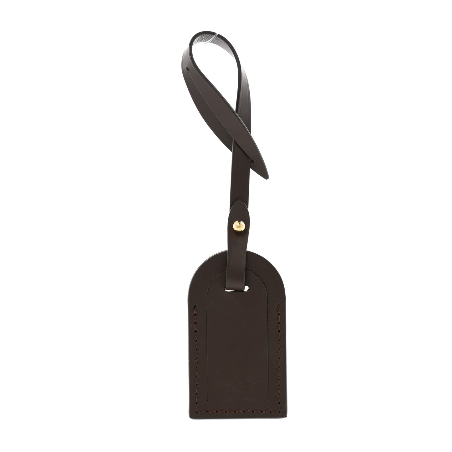 Calfskin Luggage Tag Ebene