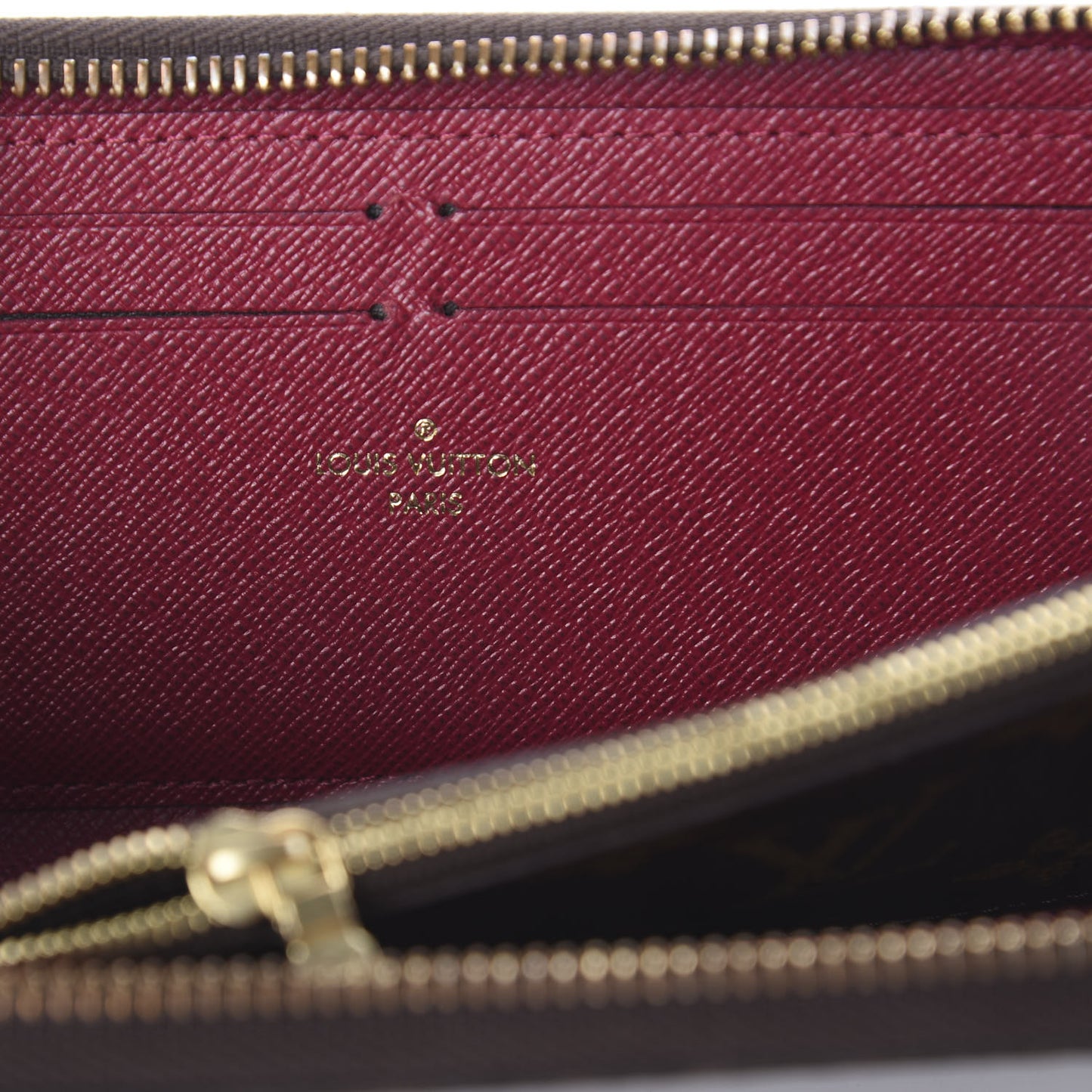 Monogram Clemence Wallet Fuchsia