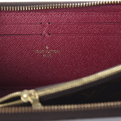 Louis Vuitton Monogram Clemence Wallet Fuchsia 5 of 5
