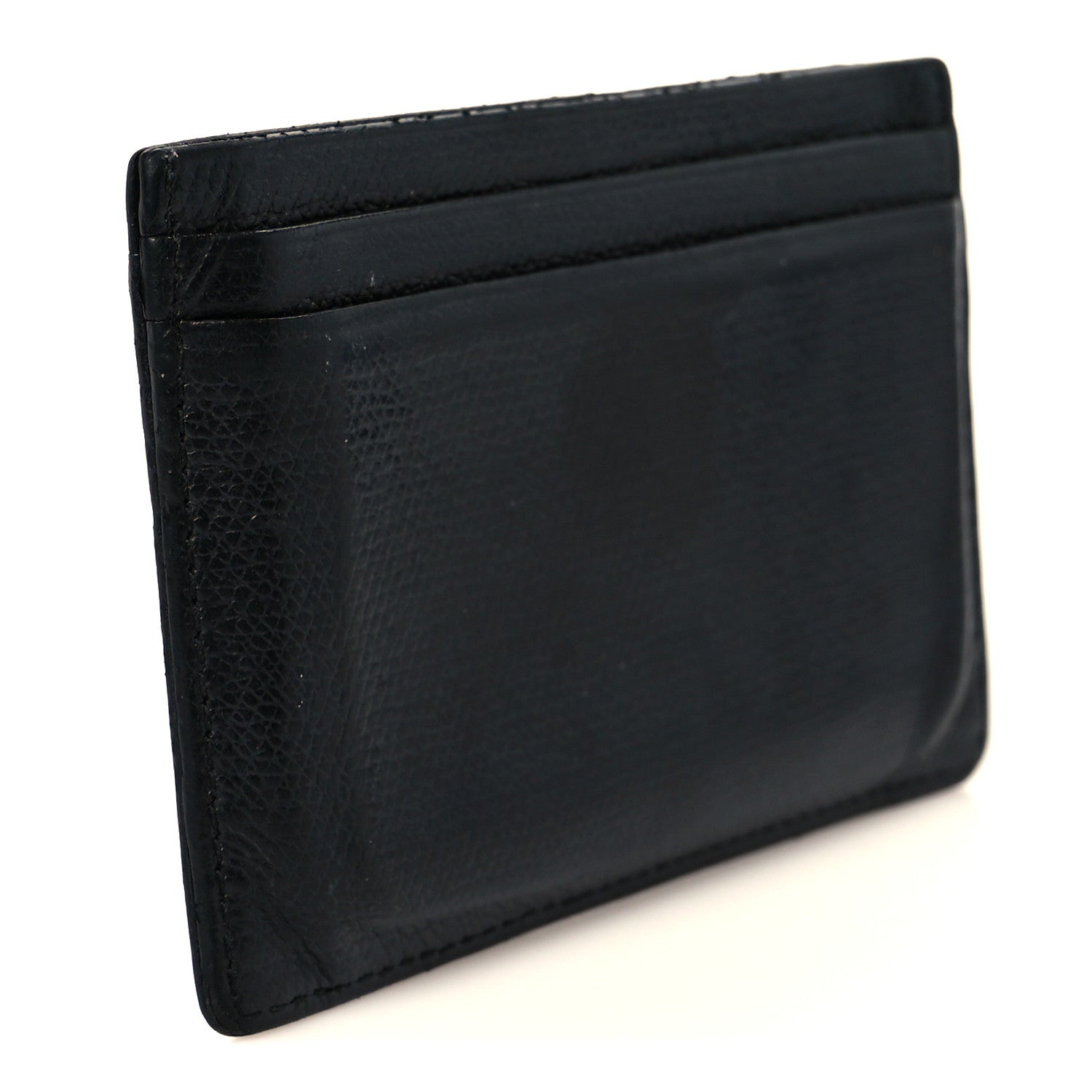 Chanel Calfskin Coco Button Card Holder Black 3 of 10