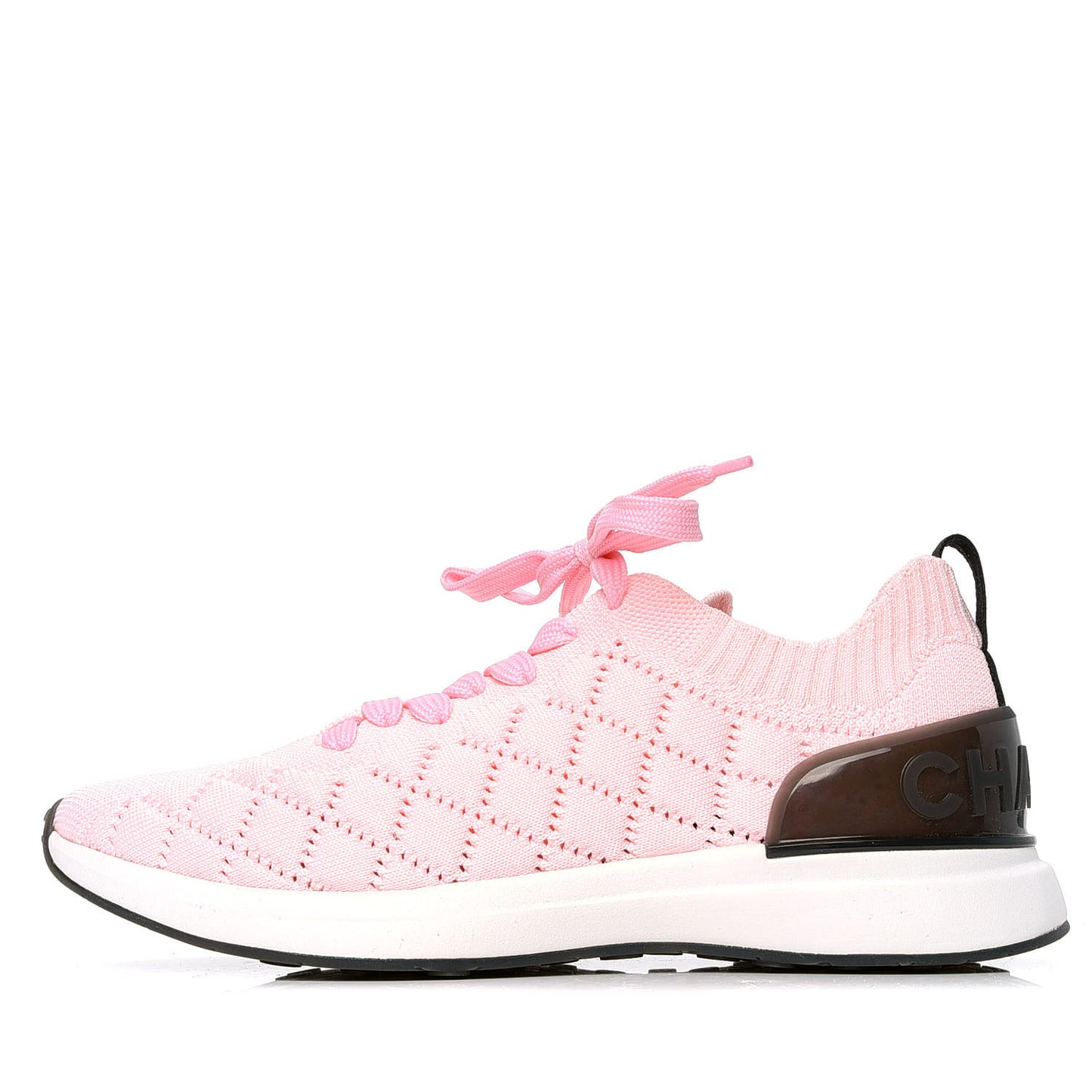 Mixed Fibers Quilted Womens CC Sneakers 39.5 Pink