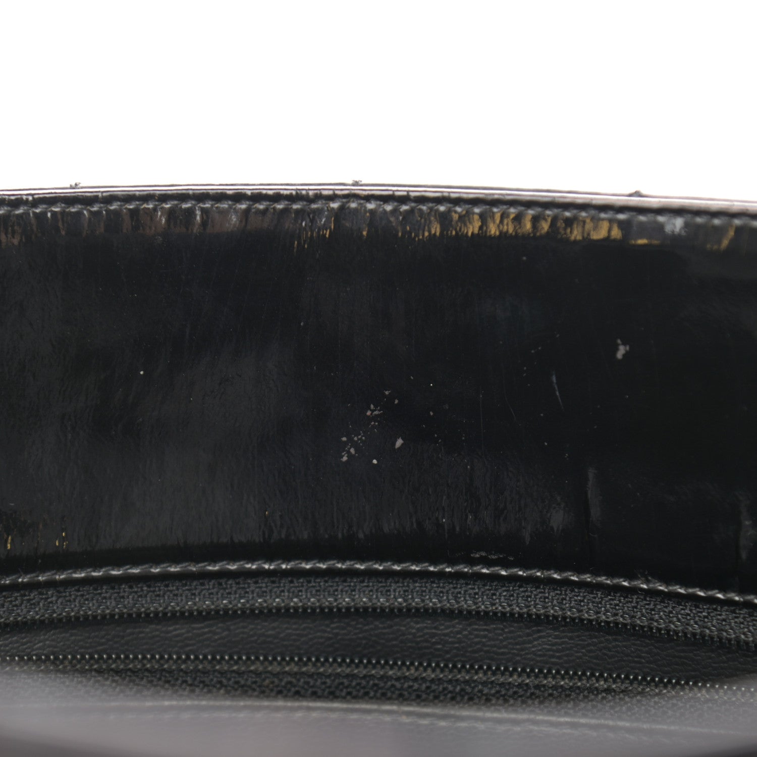 Chanel Patent Quilted CC Shoulder Bag Black 11 of 14