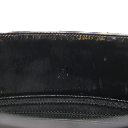 Chanel Patent Quilted CC Shoulder Bag Black 11 of 14