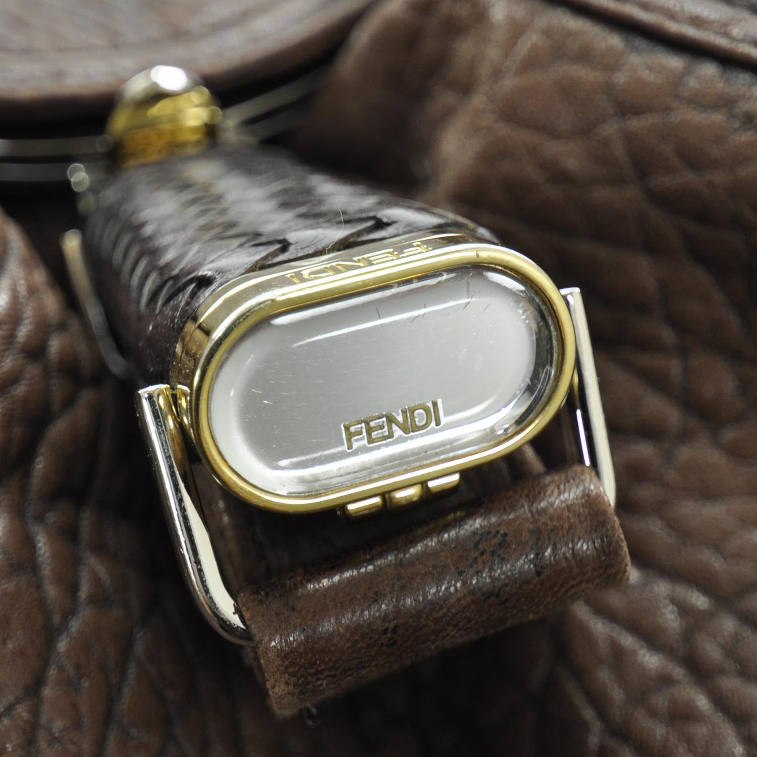 Fendi Nappa Nuvolata Spy Cognac 12 of 12