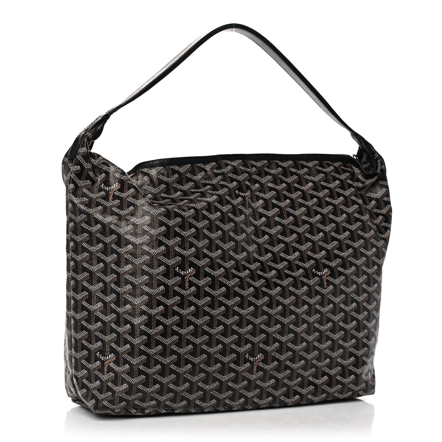 Goyardine Fidji Zip Hobo Black
