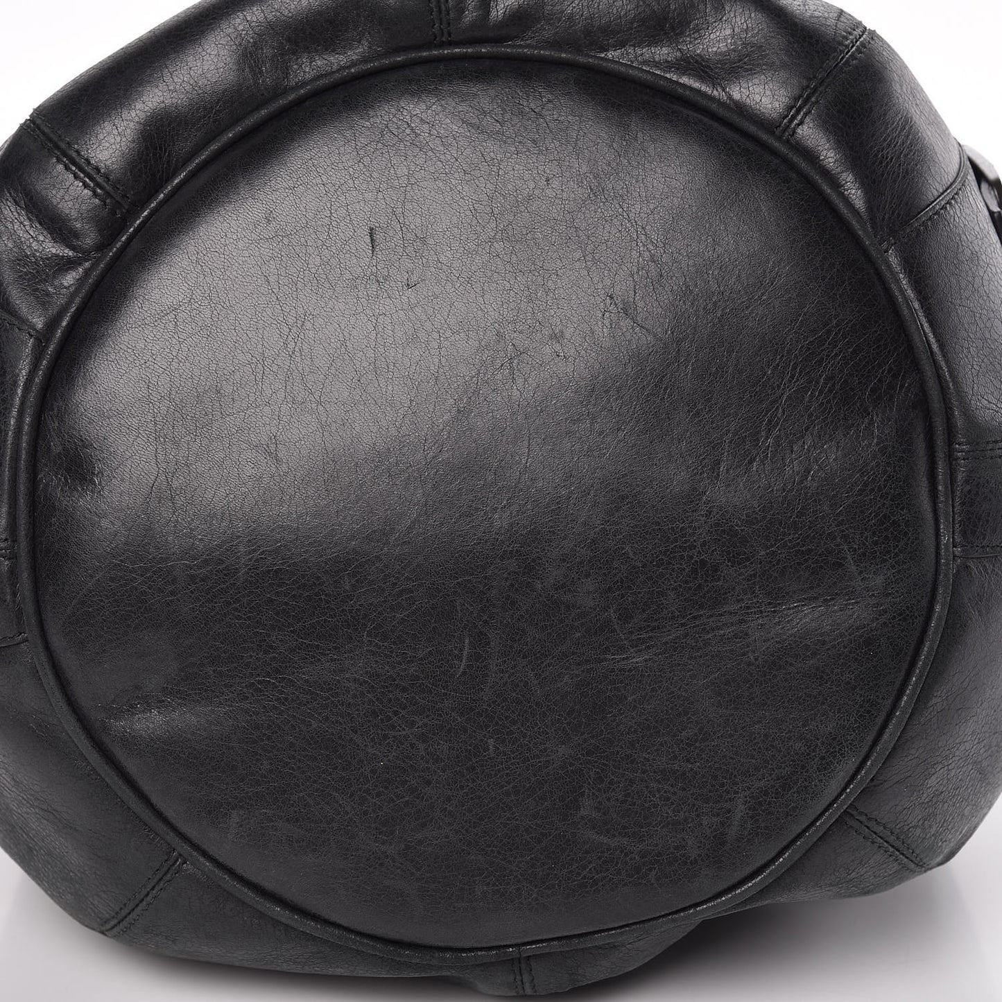 Agneau Classic Hardware Pompon Black