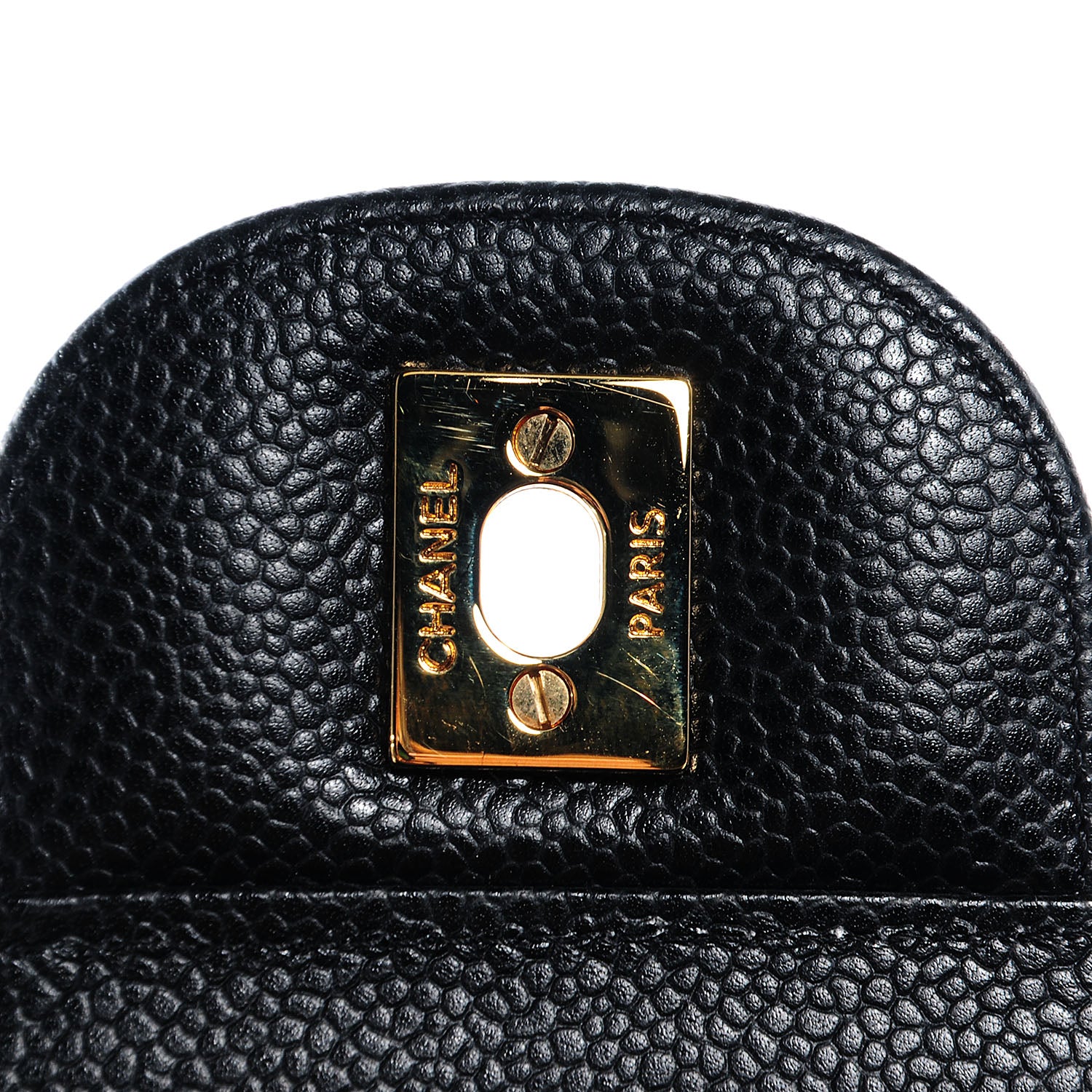 Chanel Caviar Quilted Jumbo Double Flap Black 8 of 9