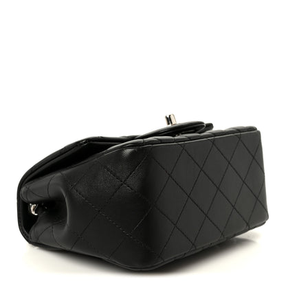 Chanel Lambskin Quilted Mini Square Flap Black 4 of 11